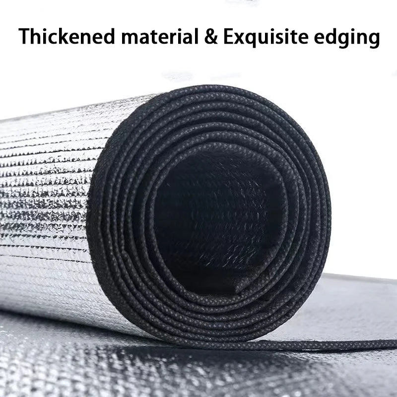 Lightweight Aluminum Foil Moisture Proof Pad, Waterproof Tent Footprint Mat, Portable Outdoor Picnic & Hiking Sleeping Pad
