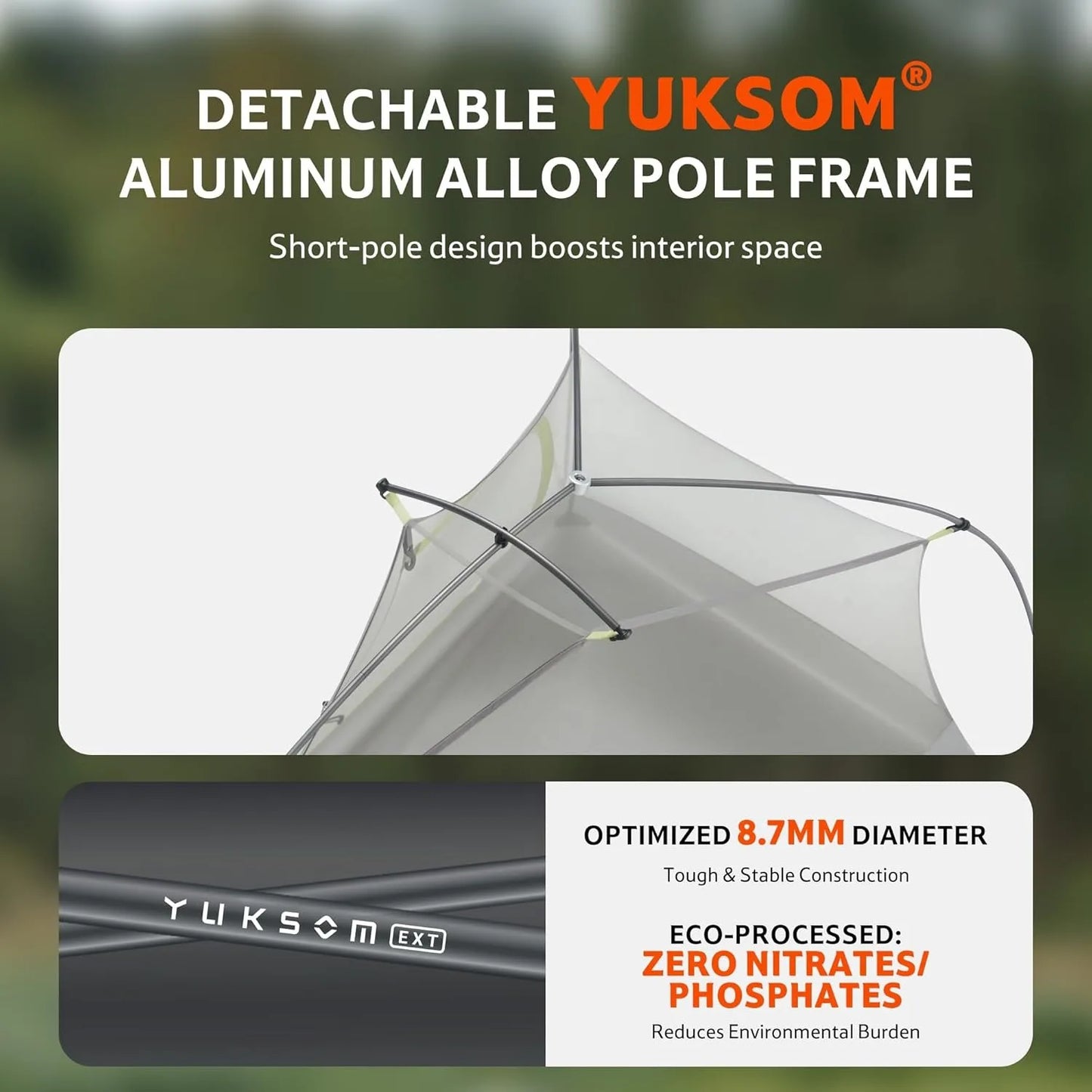 Naturehike Star Trail EXT Hiking Tent Outdoor Camping Ultralight Rainstorm Protection Wild Tent 1-2 Person 0D Nylon Backpacking Tent