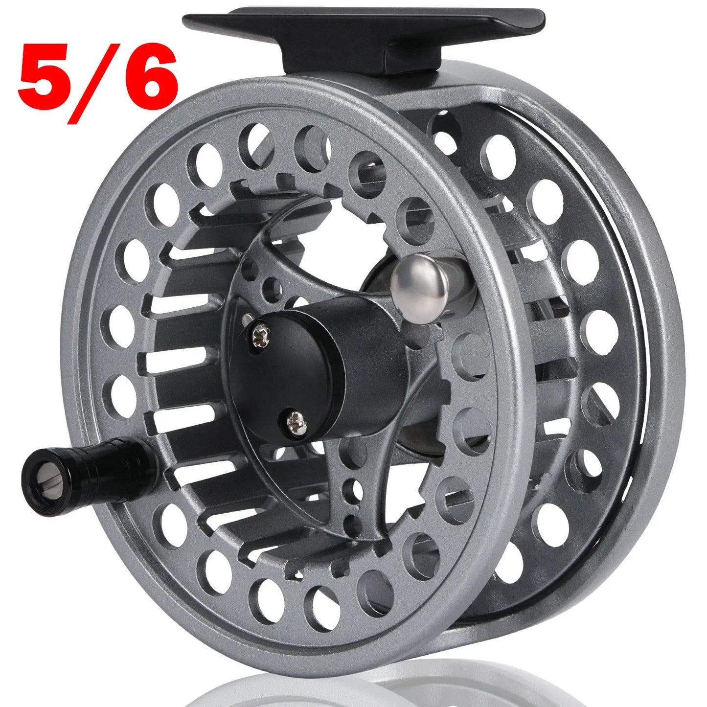 Sougayilang Fly Fishing Reel 5/6 7/8 High Die Casting Aluminium Alloy Spool Fly Fishing Reel Max Drag 11kg Fishing Tackle