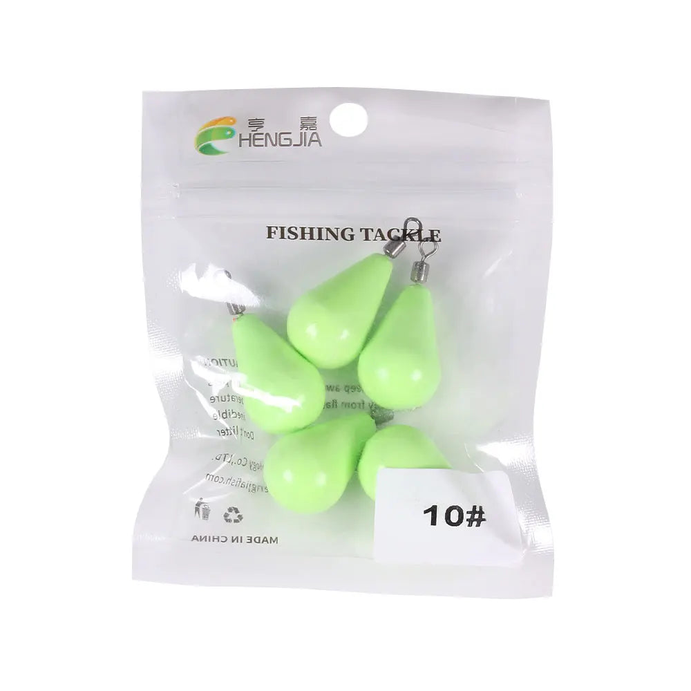 Newup Luminous Fishing Sinkers Weight Sinker Ball Worm Flipping Weights for Bass Texas Rigs Tackle