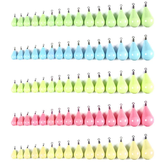 Newup Luminous Fishing Sinkers Weight Sinker Ball Worm Flipping Weights for Bass Texas Rigs Tackle