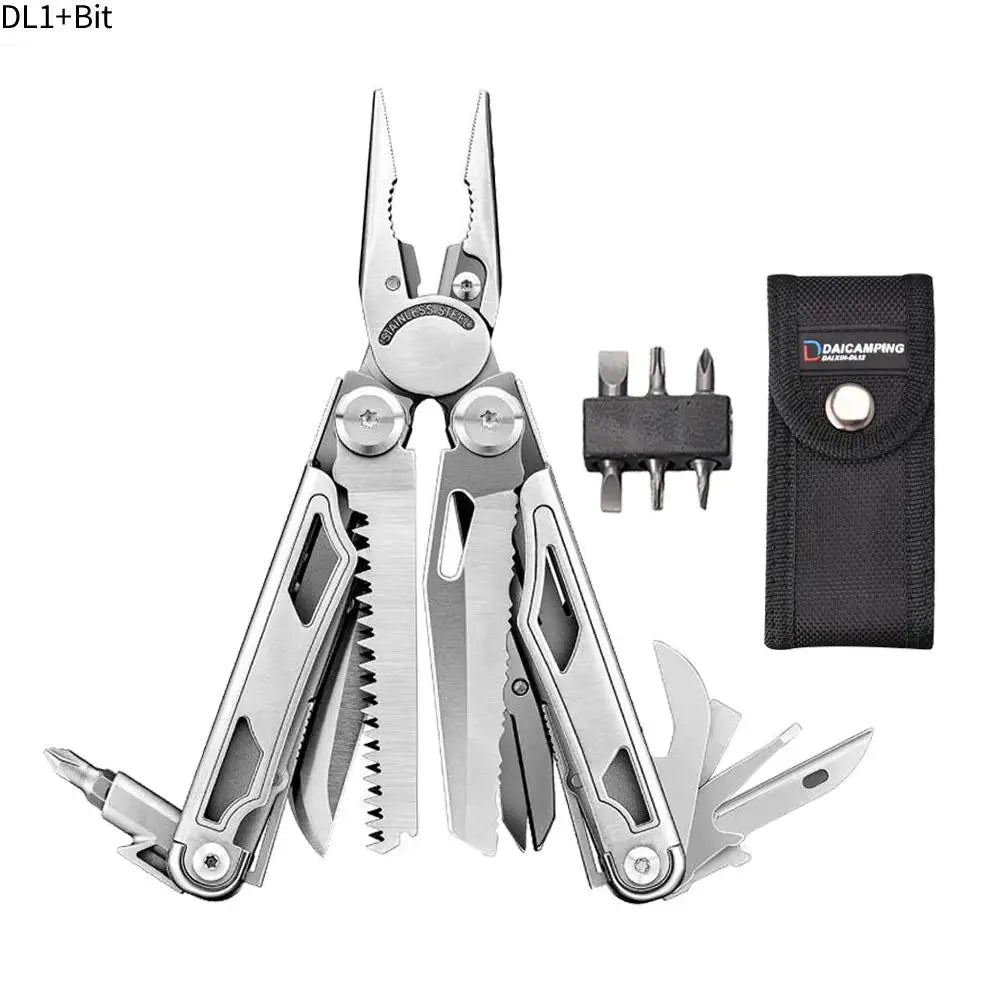 Daicamping DL30 DL301 DL7 Outdoor Camping EDC Plier Set Multifunctional Multitools Hand Multi Tool Folding Multi-tool Kit