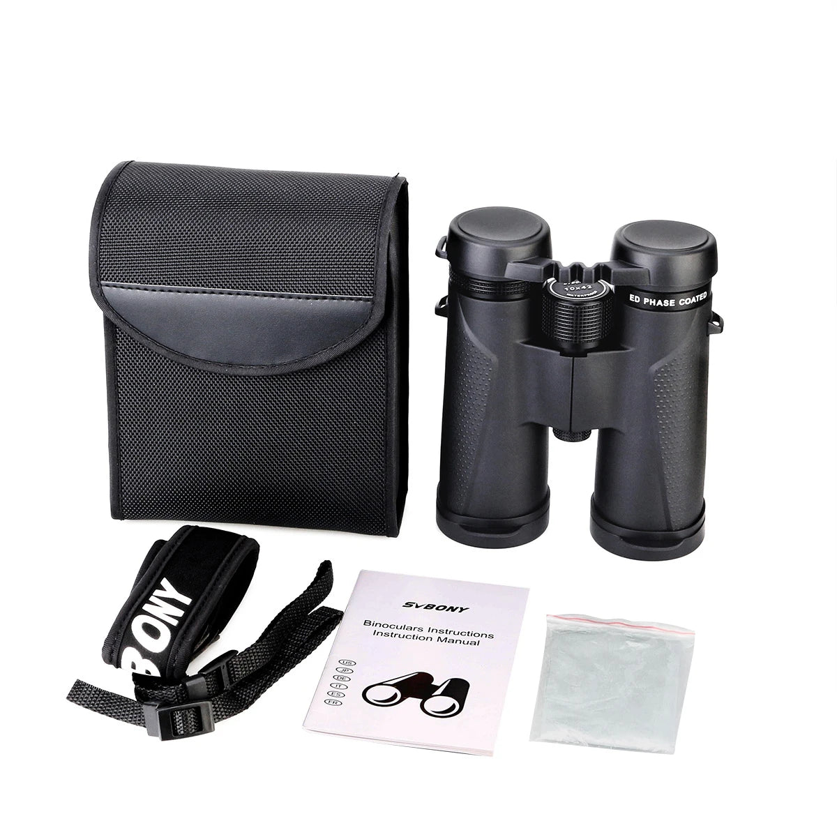 Svbony SV202 ED Binoculars Long Range 8X32/8x42/10x42 IPX7 Waterproof FMC with Bracket for Bird Watching Stargazing Camping