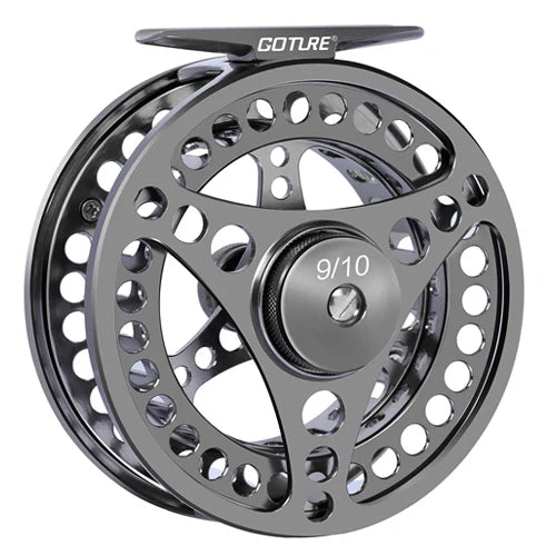 Goture 2+1BB Fly Fishing Reel CNC-Machined Aluminum Arbor Trout Carp Fishing Reel 3/4 5/6 7/8 9/10 WT Left&Right Handle Fly Reel