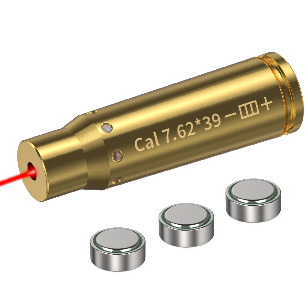 Cal 7.62*39 Red Laser Calibration Tool - Hunting Accessories Training Shooting Calibrator.