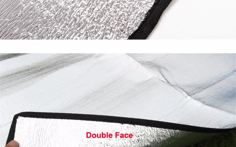 Lightweight Aluminum Foil Moisture Proof Pad, Waterproof Tent Footprint Mat, Portable Outdoor Picnic & Hiking Sleeping Pad