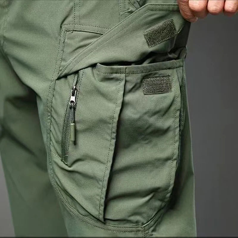 Men's M-5XL Autumn Spring Fall Elastic Camping Hiking Trekking Finshing Hunting Pants Outdoor Cycling Tranning Cargo Trousers
