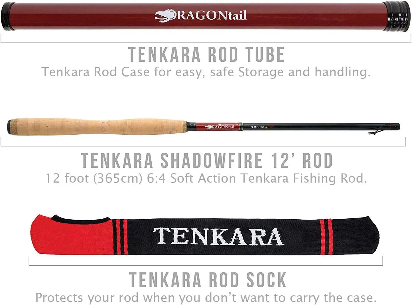12-Foot Tenkara Fly Fishing Rod, Telescopic and Portable Design