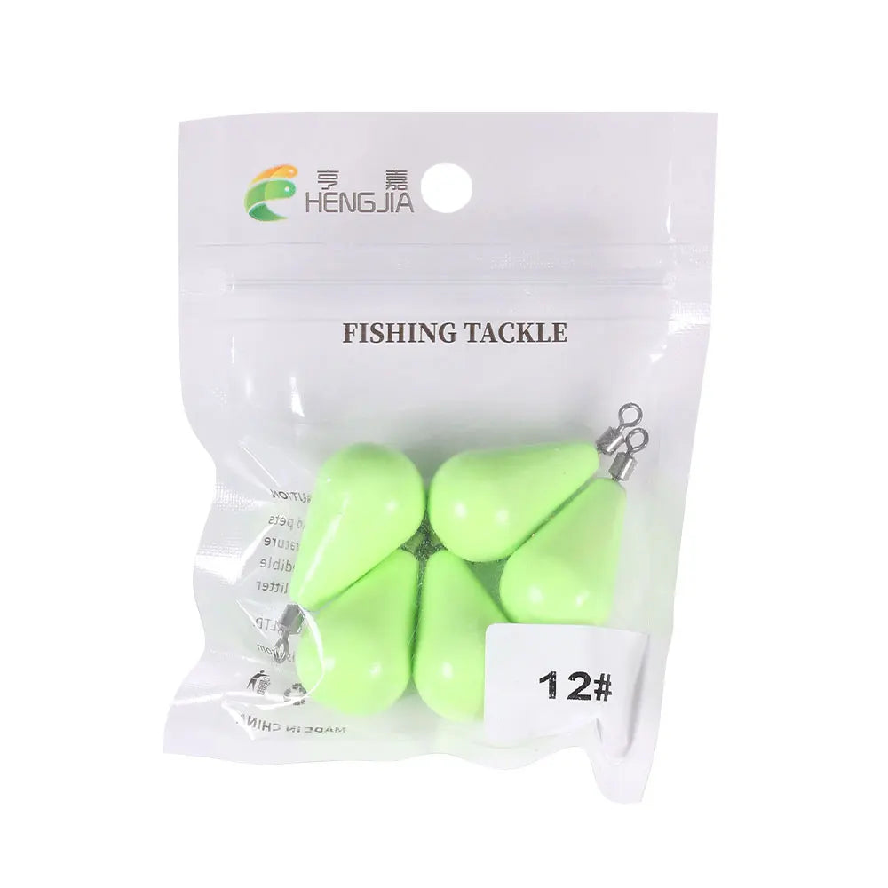 Newup Luminous Fishing Sinkers Weight Sinker Ball Worm Flipping Weights for Bass Texas Rigs Tackle